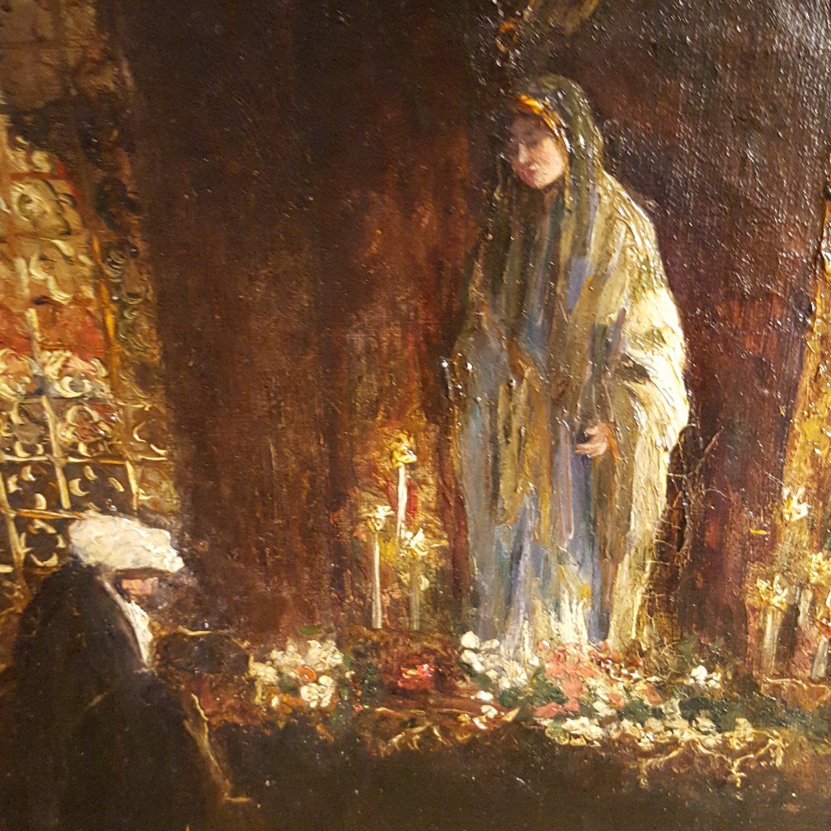 Contemplation , 19th Century Painting-photo-3