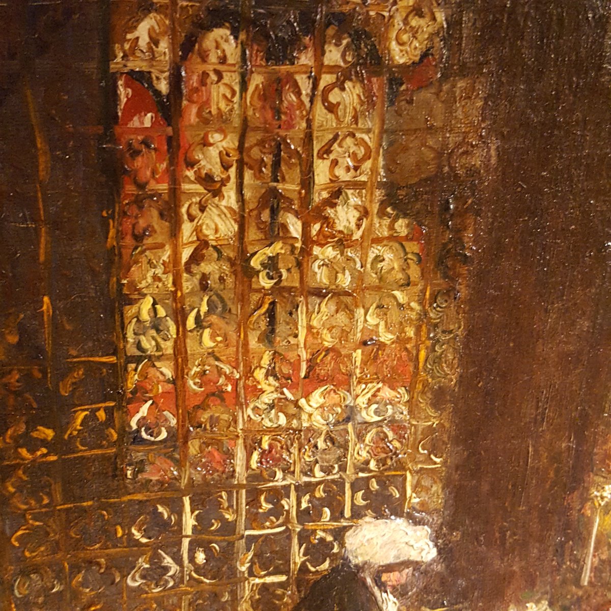 Contemplation , 19th Century Painting-photo-1