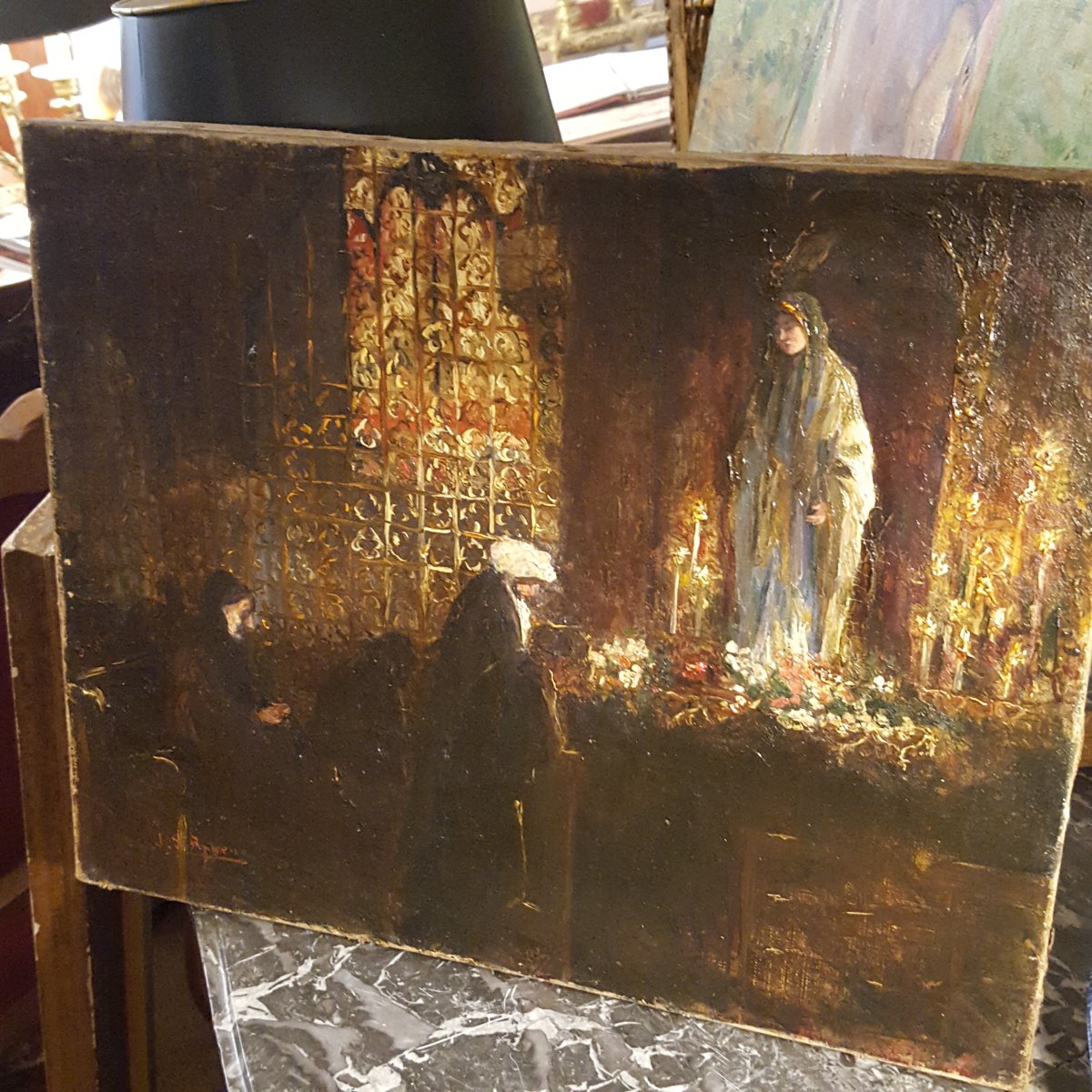 Contemplation , 19th Century Painting