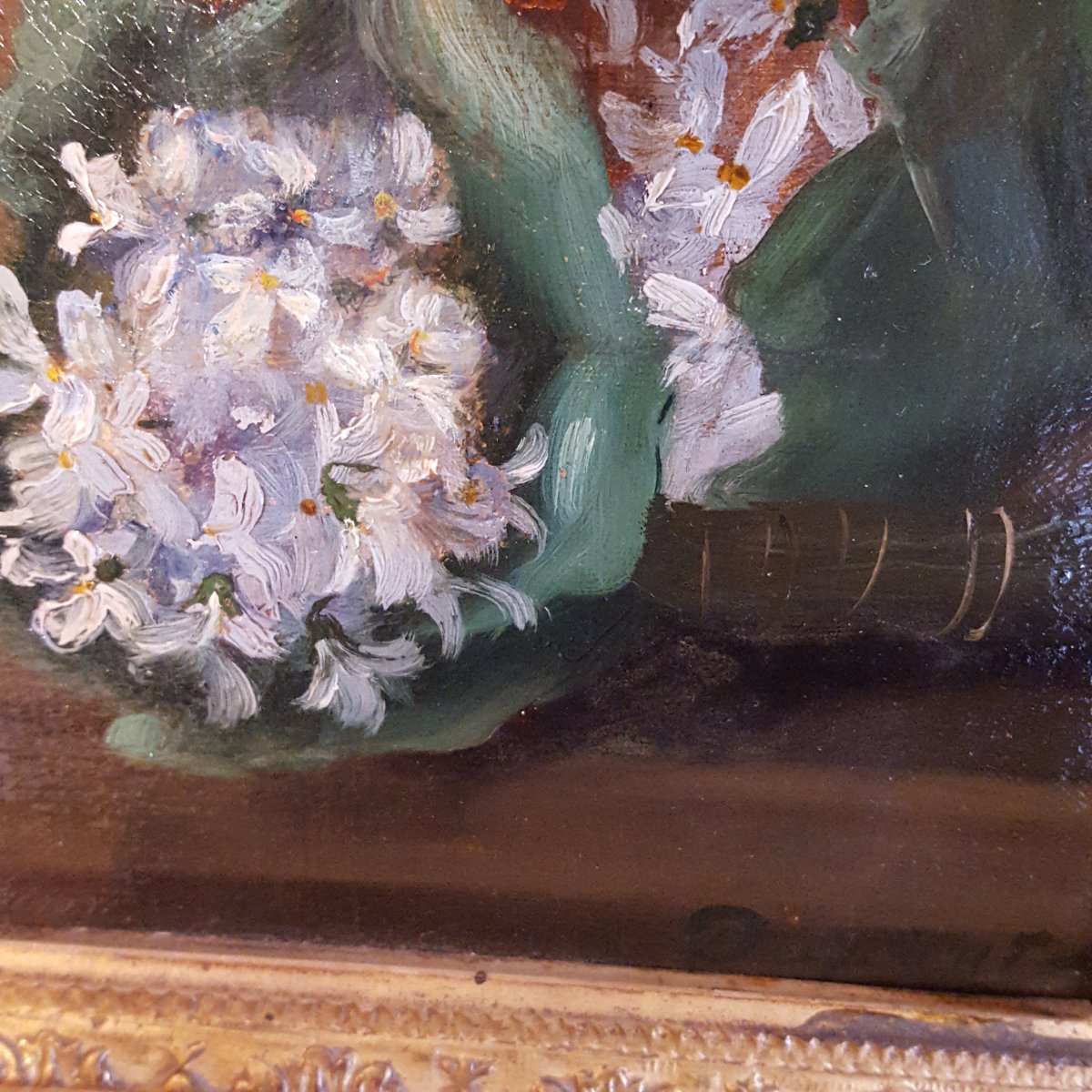 19th-century Oil On Canvas: -photo-4