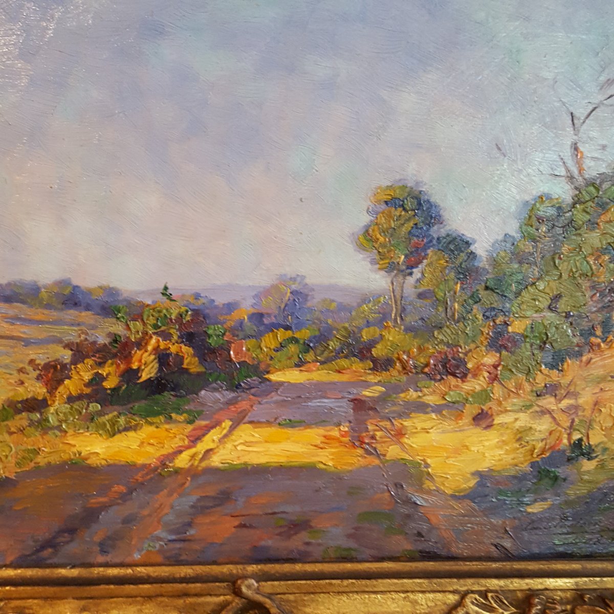 Louis Pastour : 1908  Chemin de la Gare de Mougins près de Cannes-photo-2