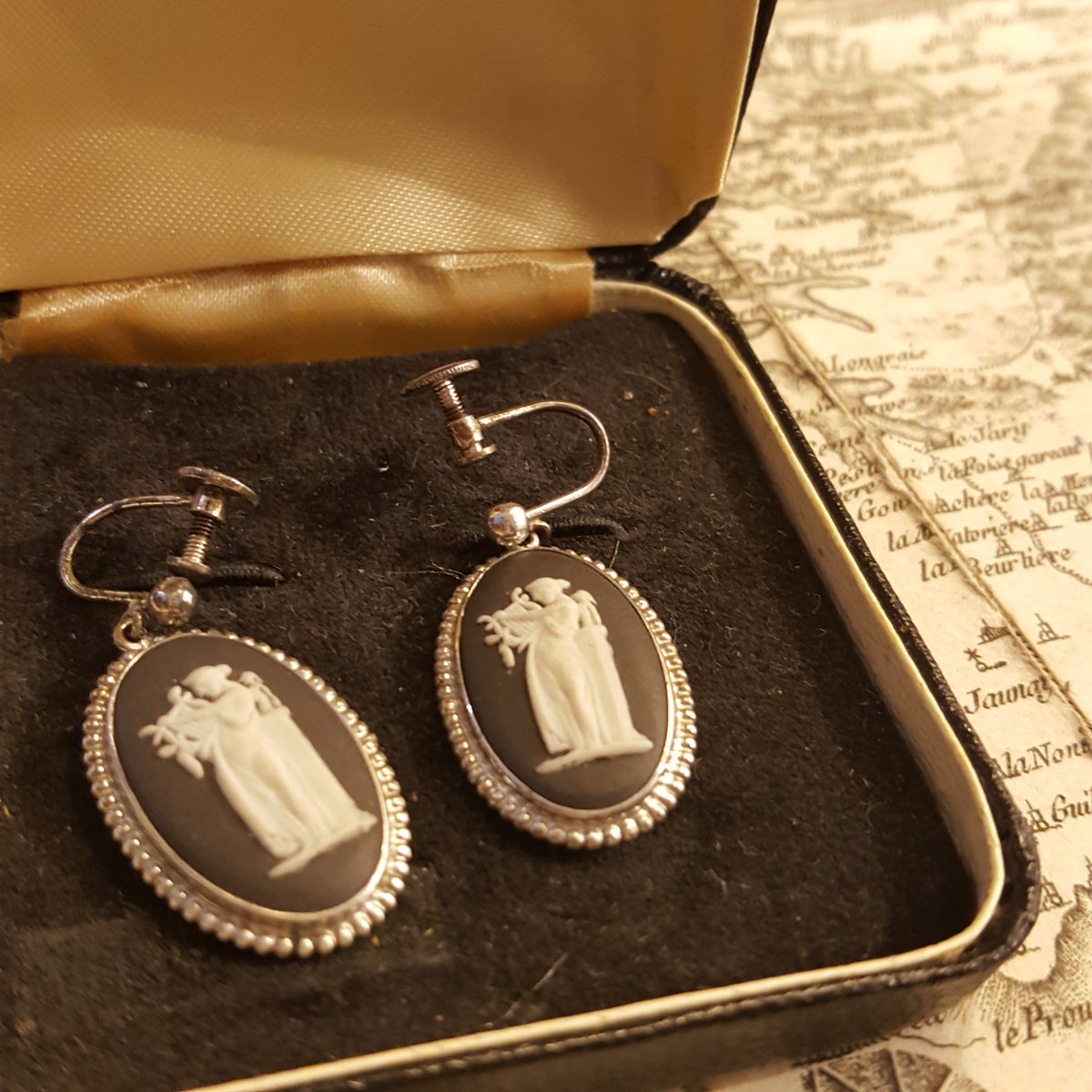 Pair Of Wedgwood Earrings