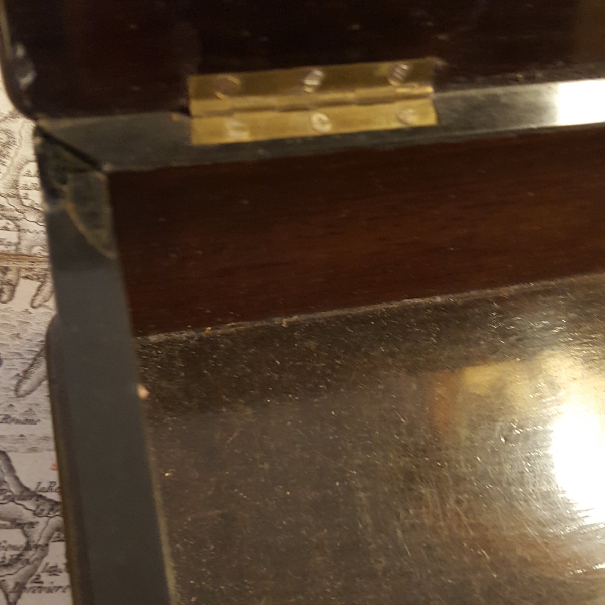 Coffret marqueterie Boulle XIXème-photo-5