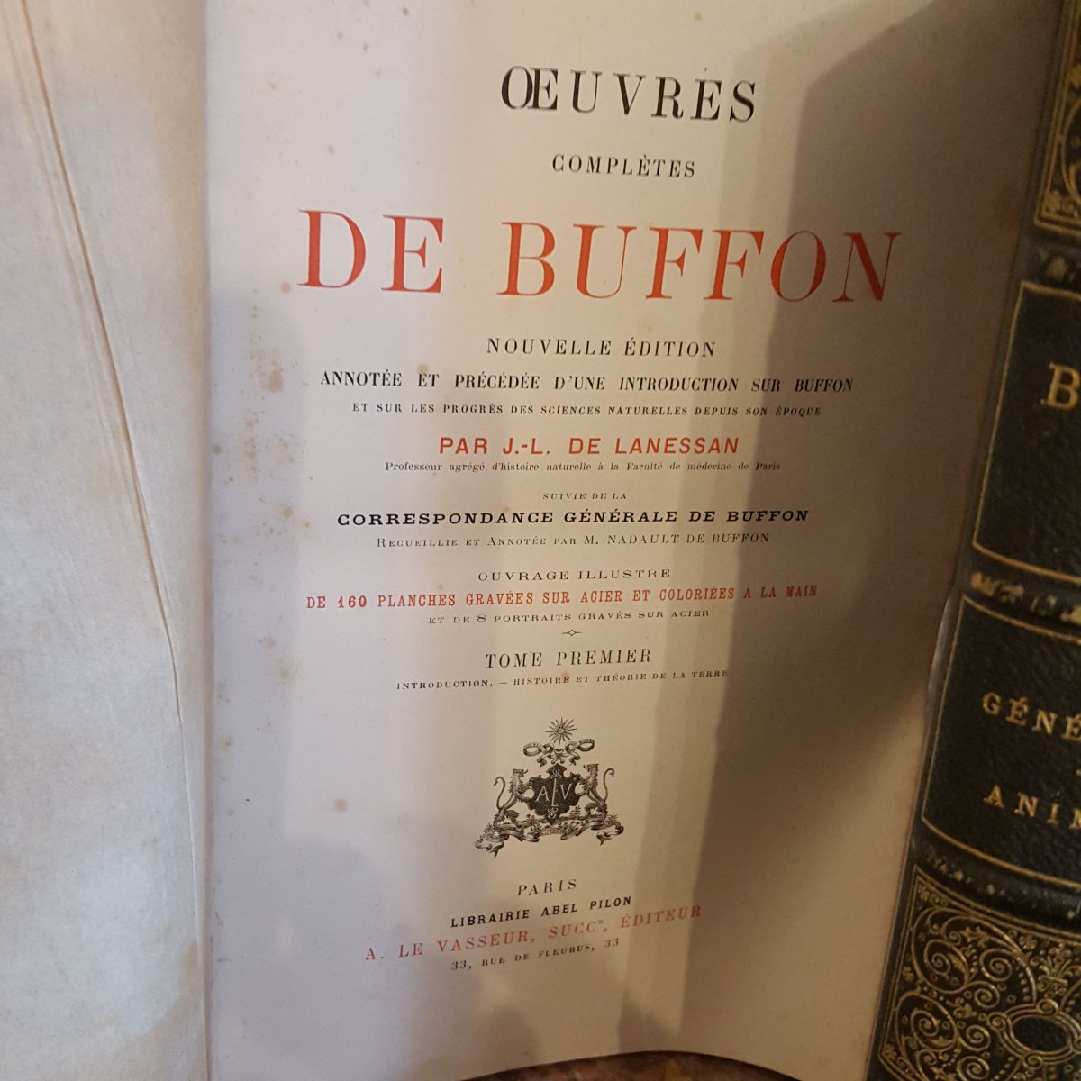 12+2 volumes Œuvres Complètes de Buffon par De Lanessan-photo-2