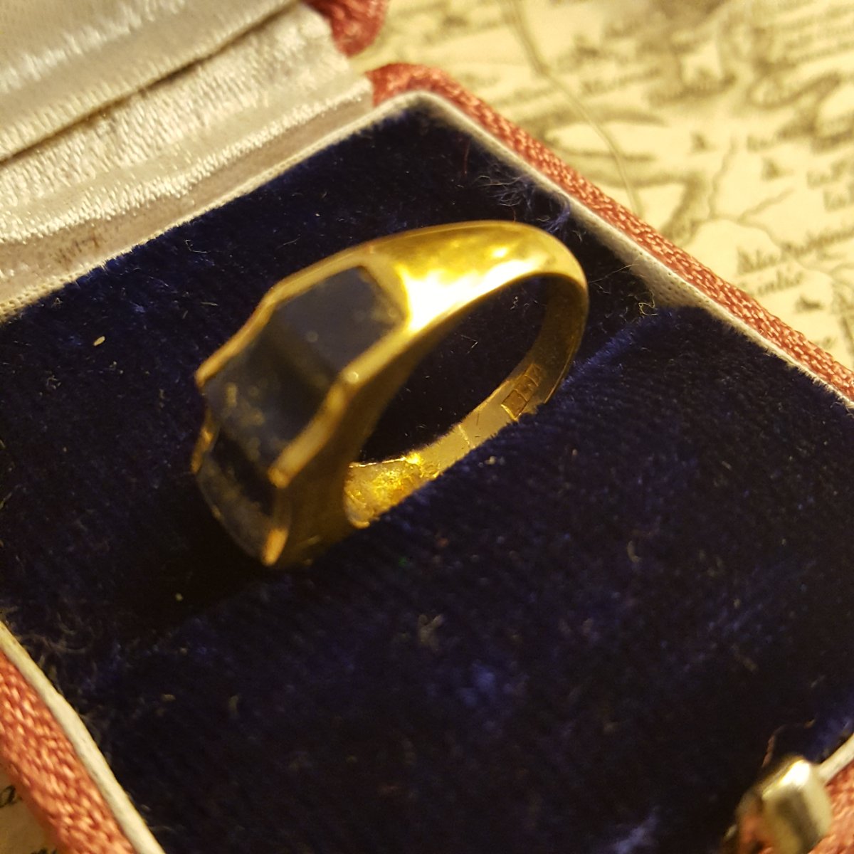 Gold And Lapis Lazuli Ring-photo-1