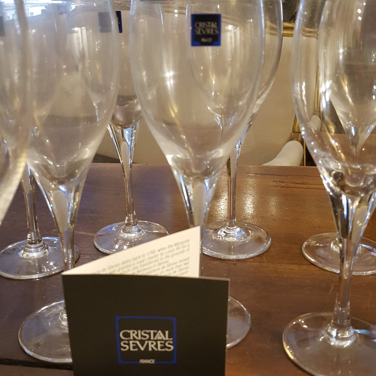 11 Sèvres Crystal Wine Glasses-photo-2