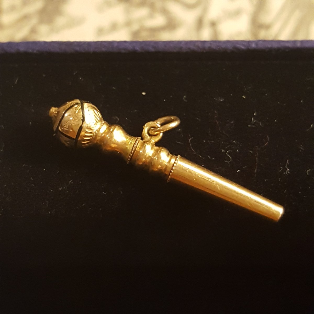 Gold Watch Winding Key Restoration