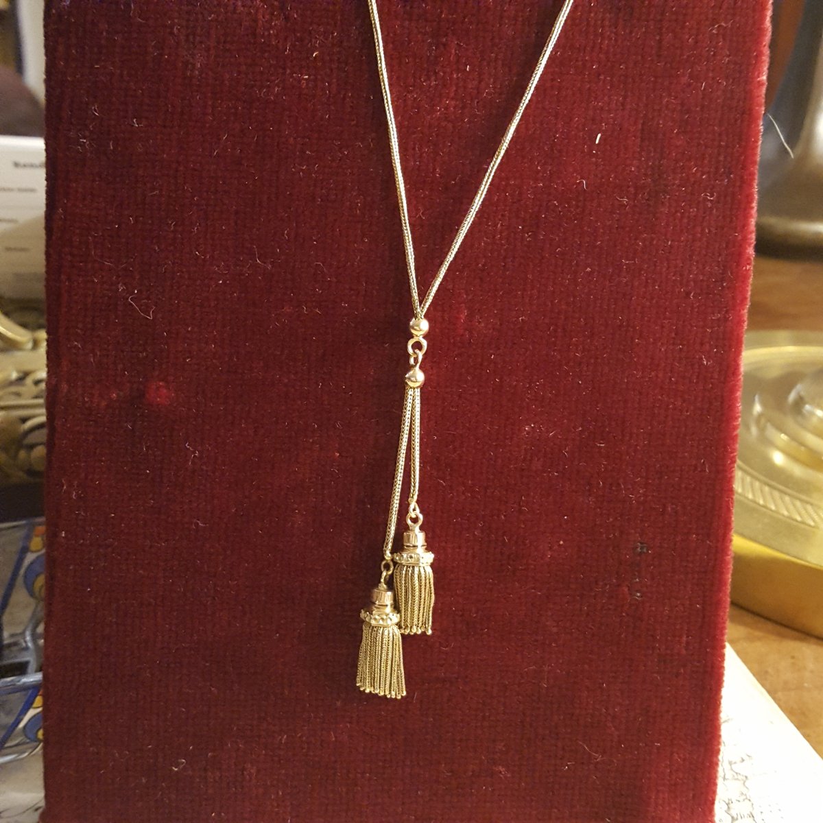 Napoleon III Double Pompon Necklace-photo-2