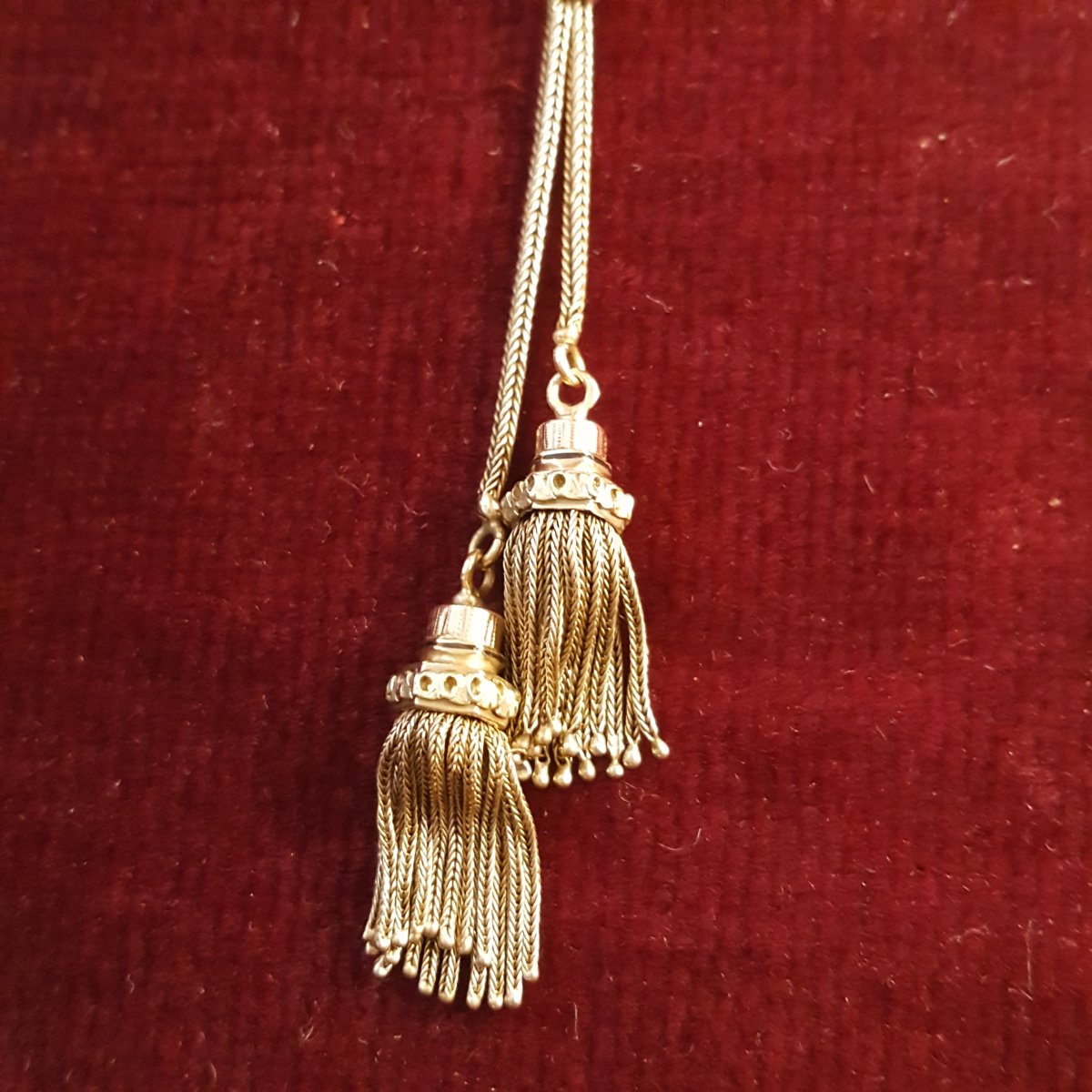 Napoleon III Double Pompon Necklace-photo-3