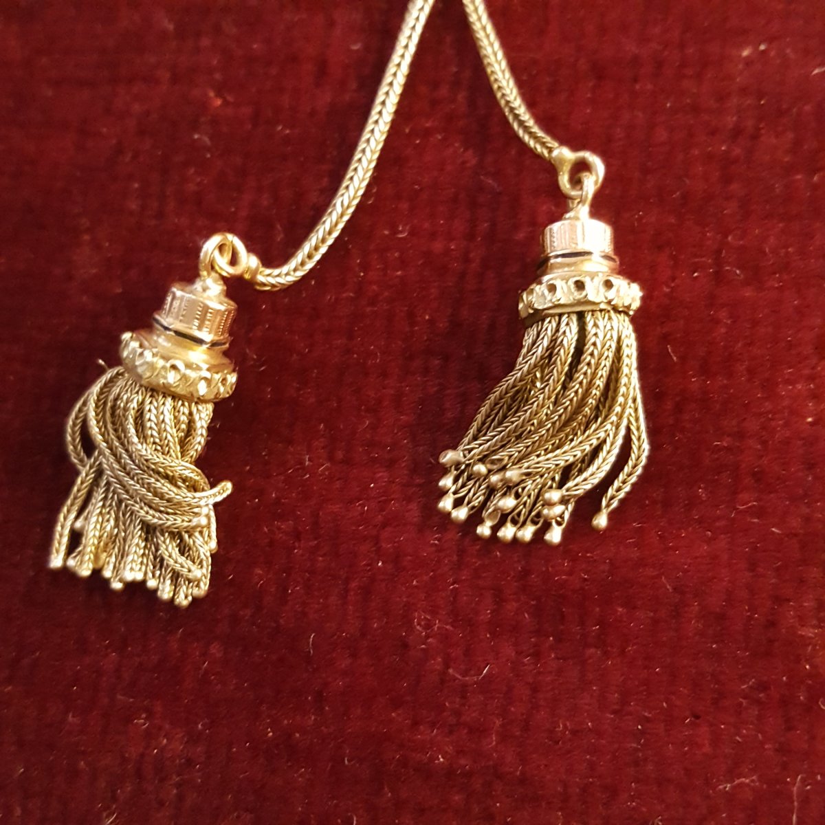 Napoleon III Double Pompon Necklace-photo-4