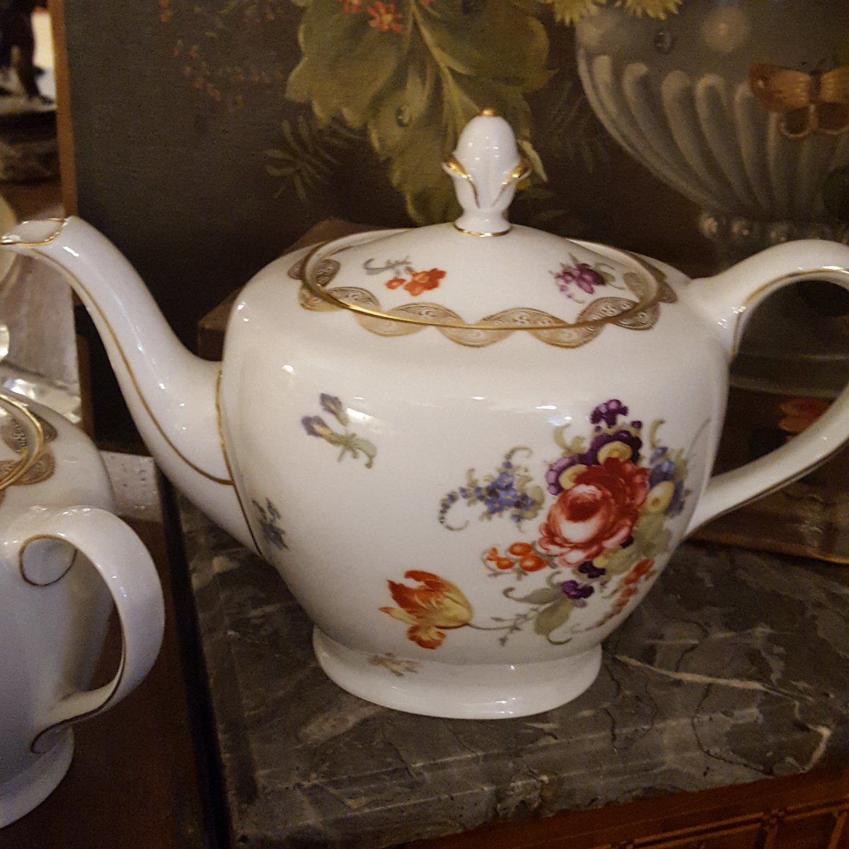 Saxe : service à thé de dix tasses-photo-3
