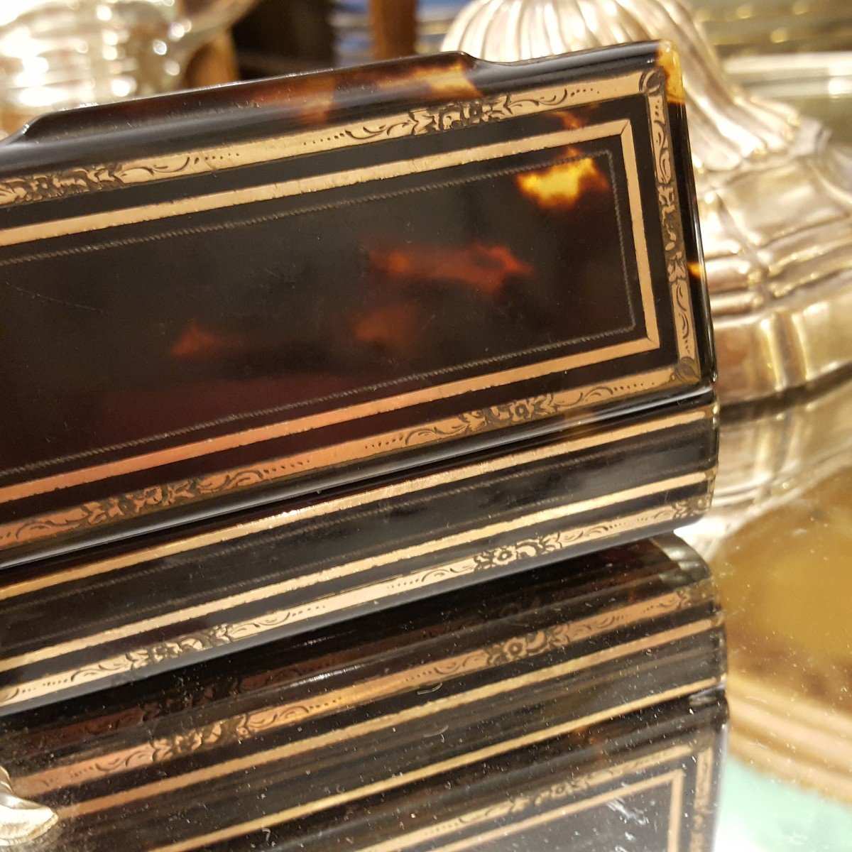 Nineteenth Marquetry Snuff Box-photo-2