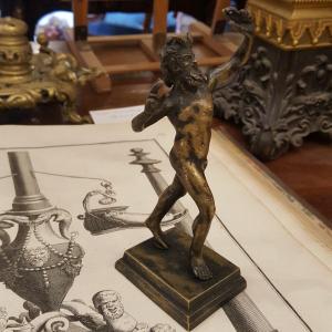 Satyr Bronze Subject 19th