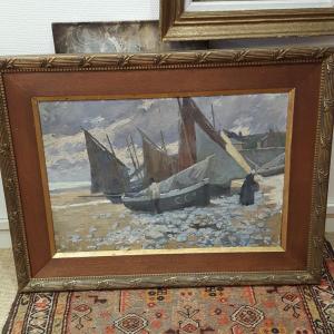 "Départ Pour la Pêche" Gustave Rouzé 