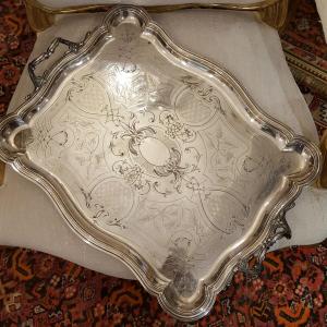 Napoleon III Chiselled Tray