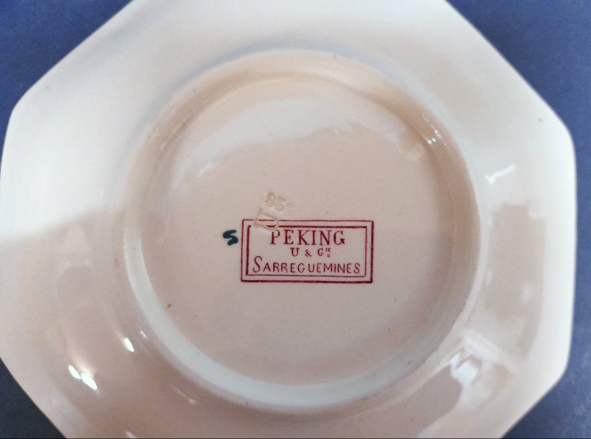 Sarreguemines, Peking Decor Tea Set-photo-4