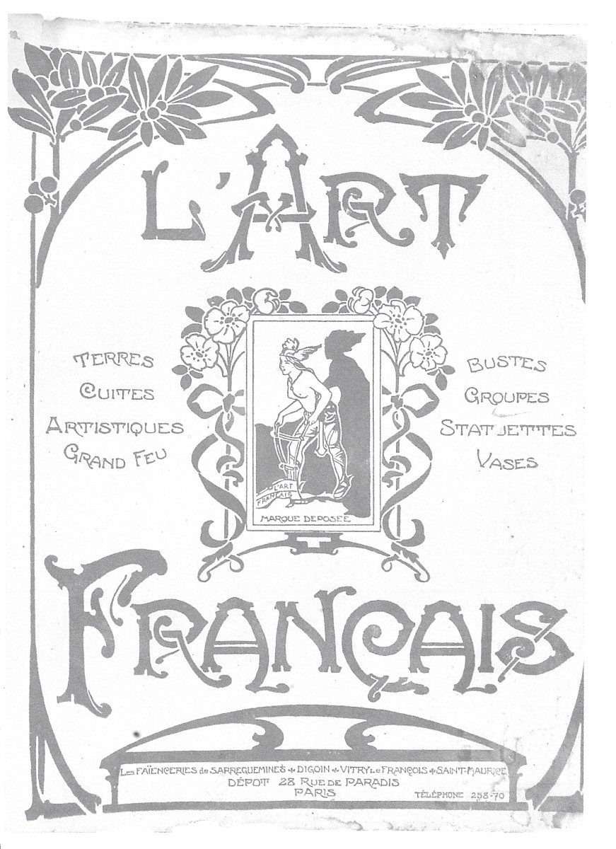 Sarreguemines, Ranieri, Saint-Maurice, Terre Cuite, Art Nouveau, Buste-photo-4