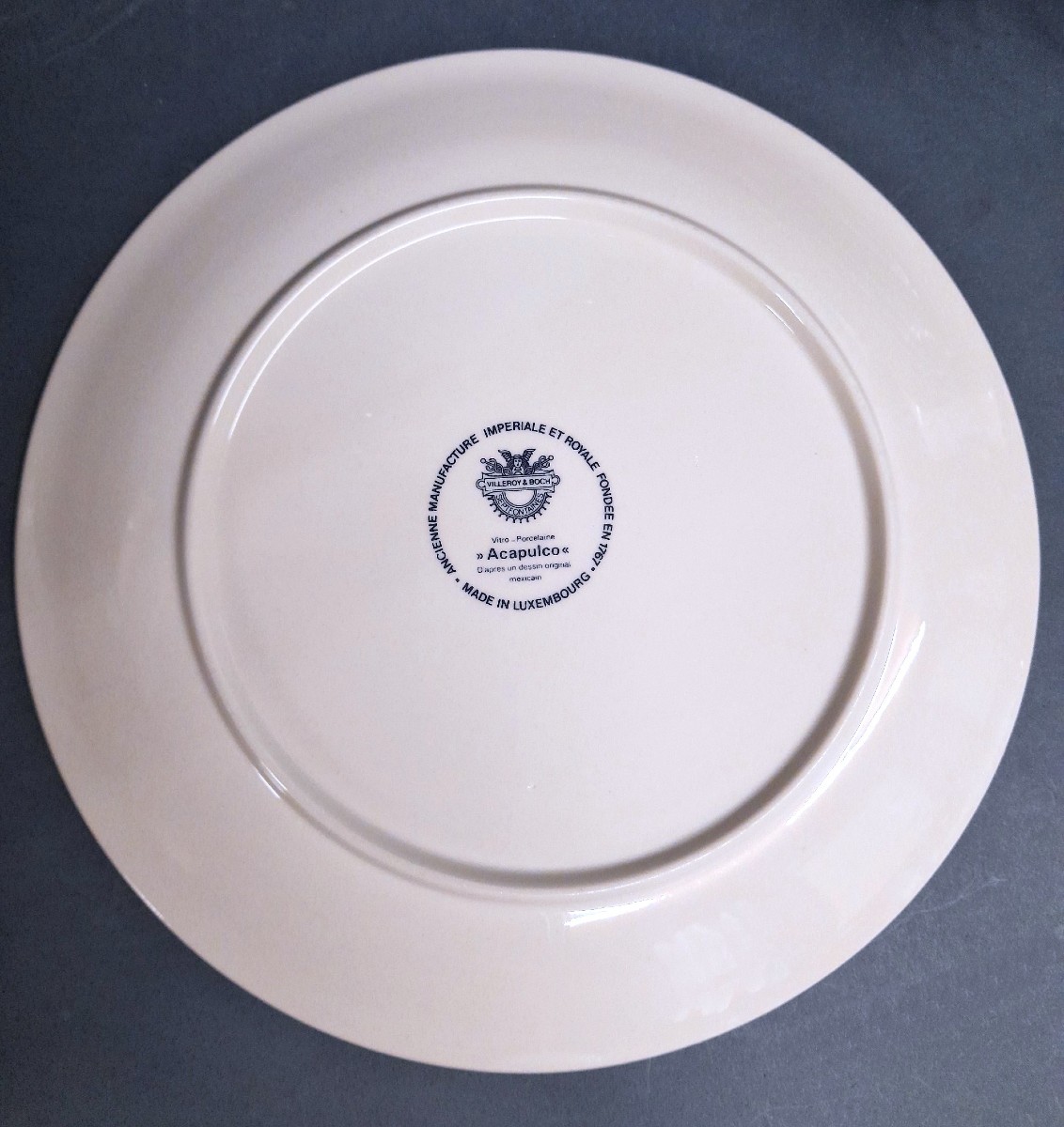 Villeroy & Boch, Porcelaine, "Acapulco", 12 Assiettes à Dessert-photo-4