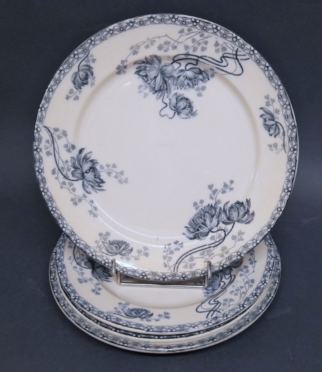 Sarreguemines, Art Nouveau, Royat Tableware-photo-3