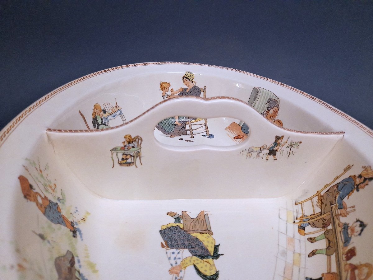 Sarreguemines, Baby Sink, "enfants Richard" Decorations-photo-8