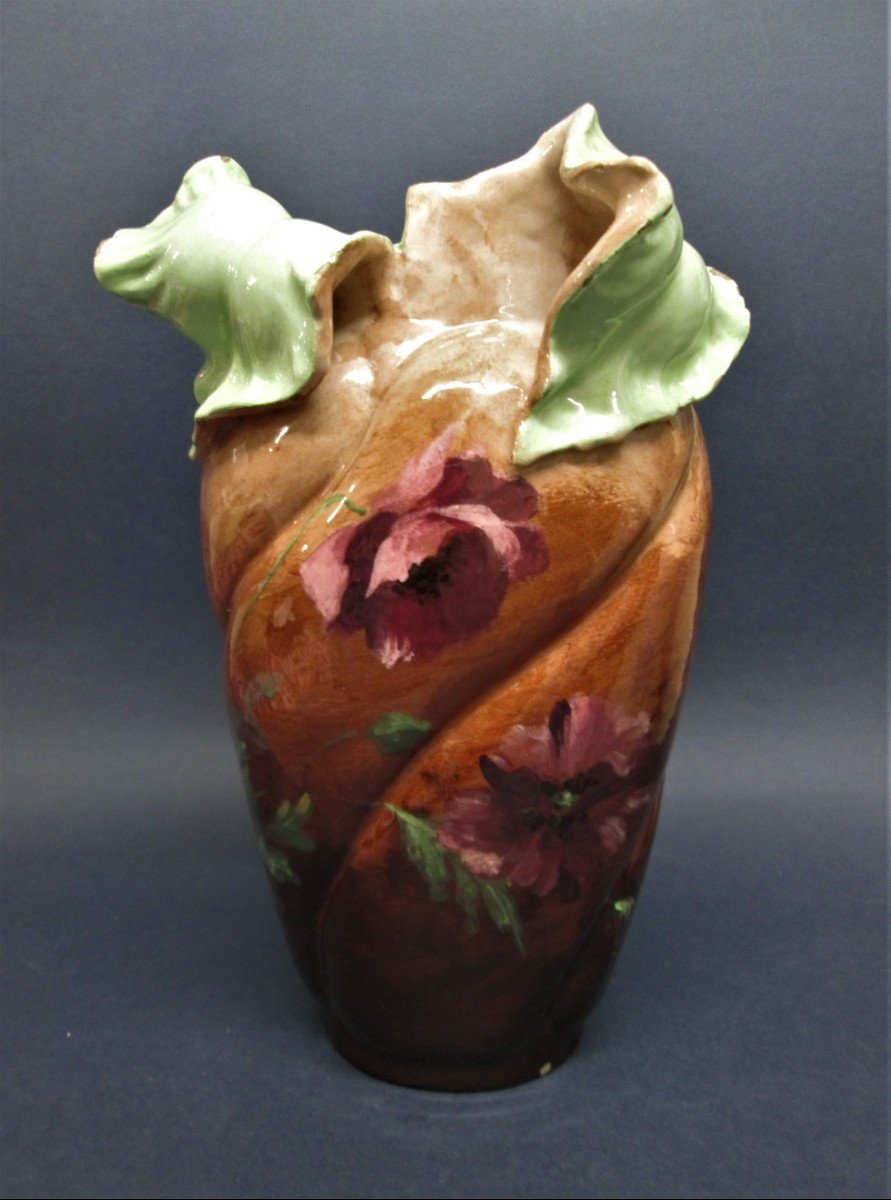 Jérôme Massier Fils Vase, Vallauris, J.m.f.