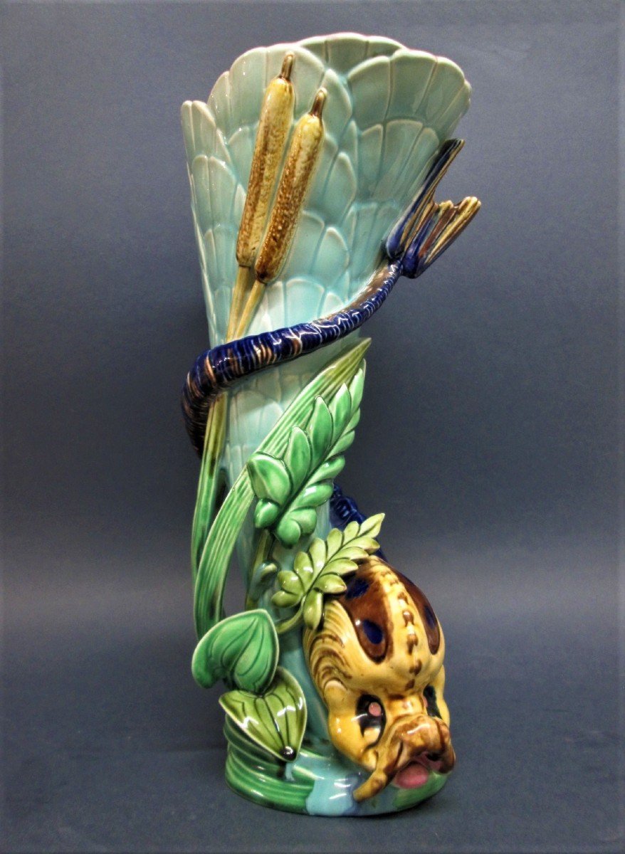 Sarreguemines, Majolique, "Vase Dauphin"