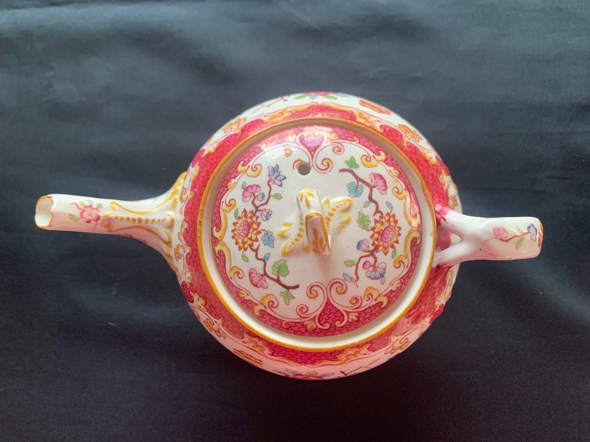 Fismes, Vernon (vpf), Porcelain Tea Service, Minton, Sarreguemines-photo-3