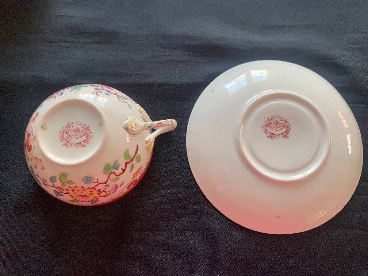 Fismes, Vernon (vpf), Porcelain Tea Service, Minton, Sarreguemines-photo-6