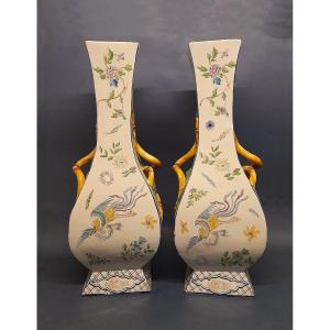 Saint Clément, Paire De Vases, Lunéville, Lorraine, St Clément, Saint-Clément, St-Clément
