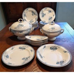 Sarreguemines, Art Nouveau, Service de Table Royat
