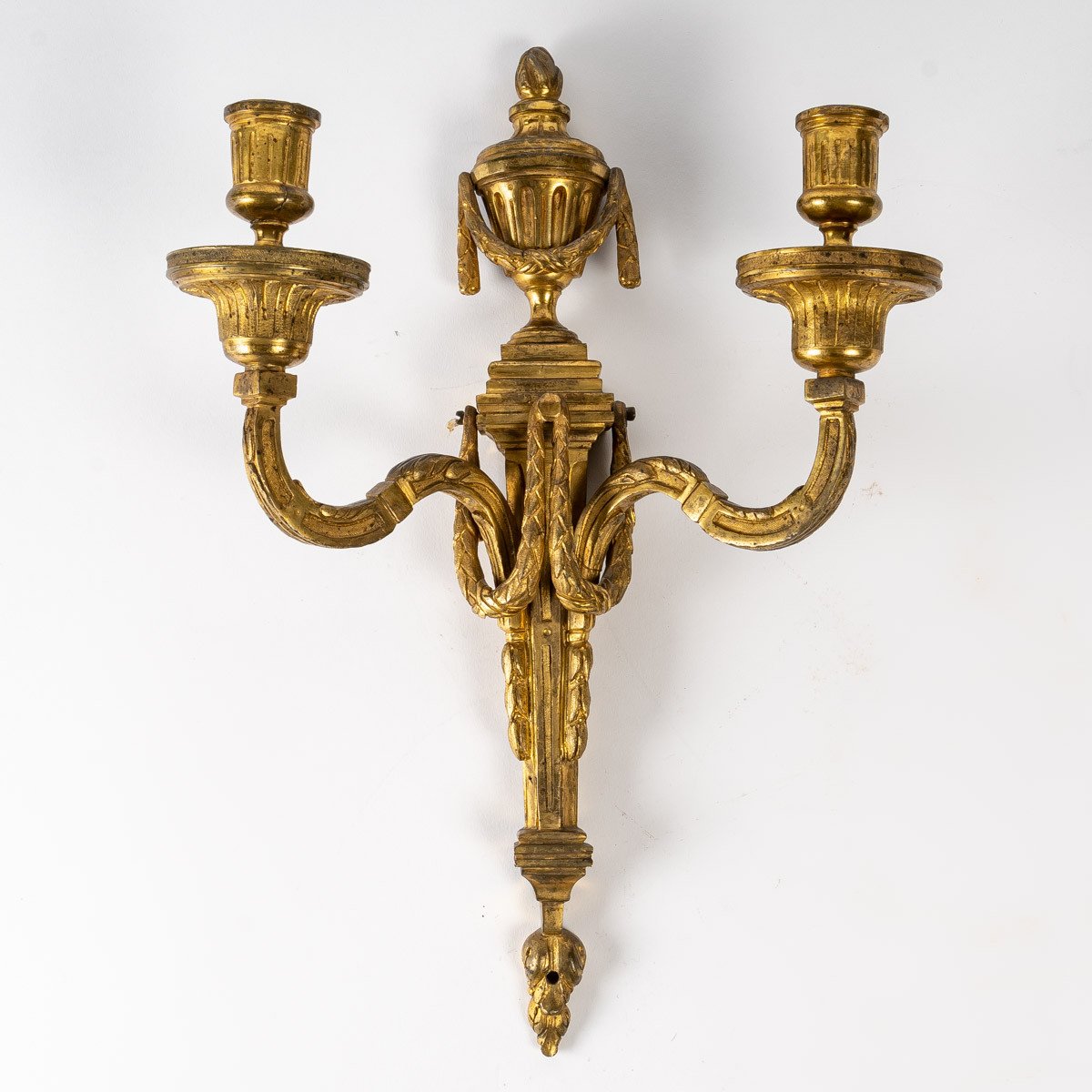 A Louis XVI Period (1774 - 1793) Pair Of Wall-lights.-photo-2