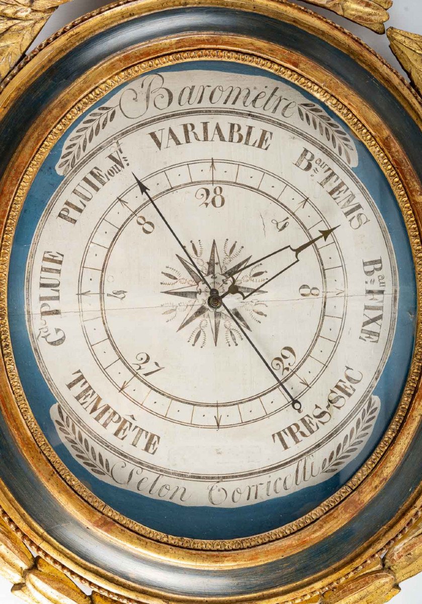 A Louis XVI Period (1774 - 1793) Barometer.-photo-2