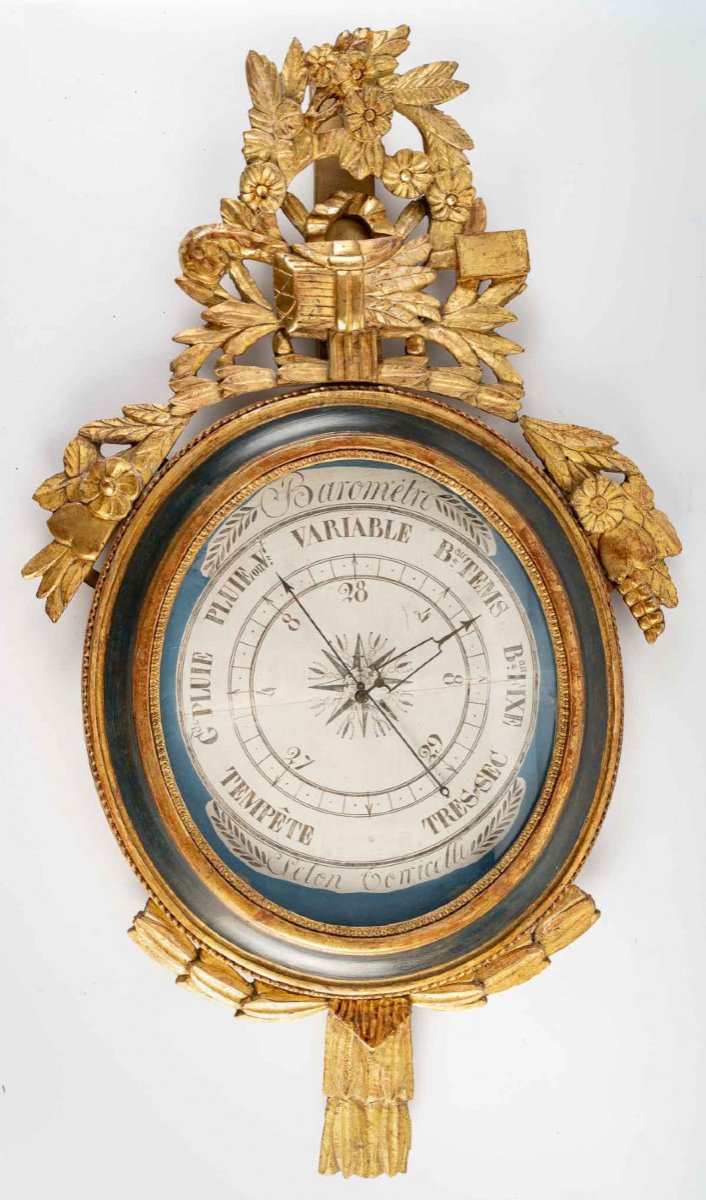 A Louis XVI Period (1774 - 1793) Barometer.