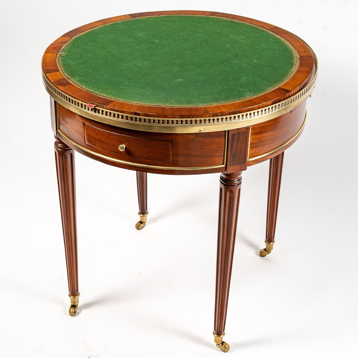 Table Bouillotte d'époque Louis XVI (1774 - 1793).-photo-2
