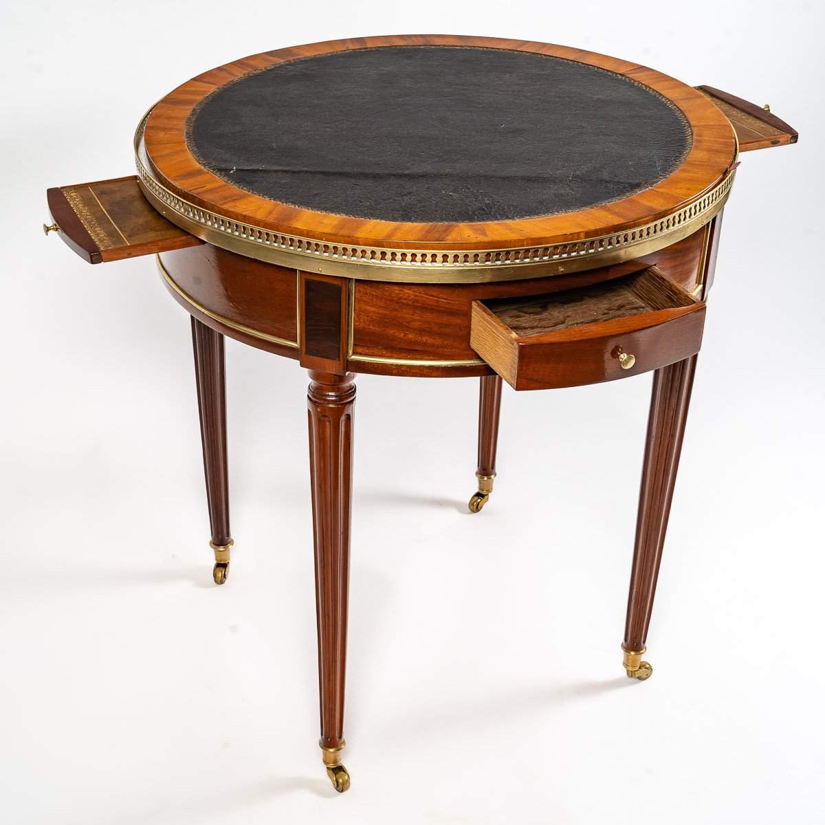 Table Bouillotte d'époque Louis XVI (1774 - 1793).-photo-4