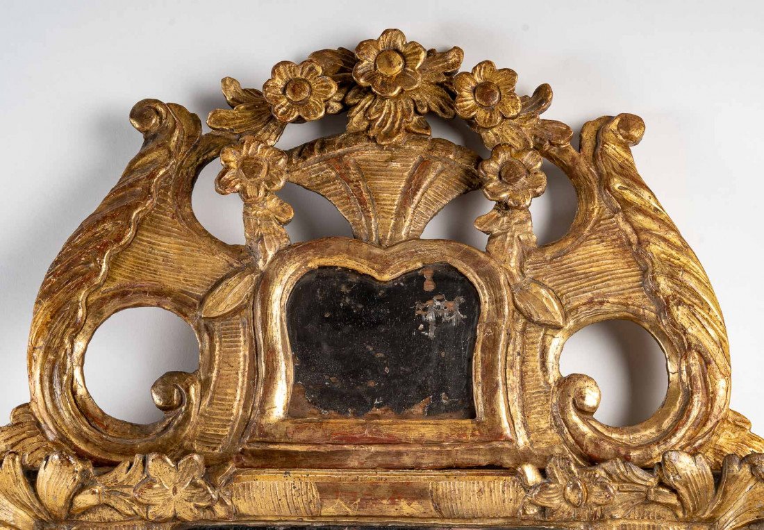 A Louis XIV Period (1643 - 1715) Mirror.-photo-3