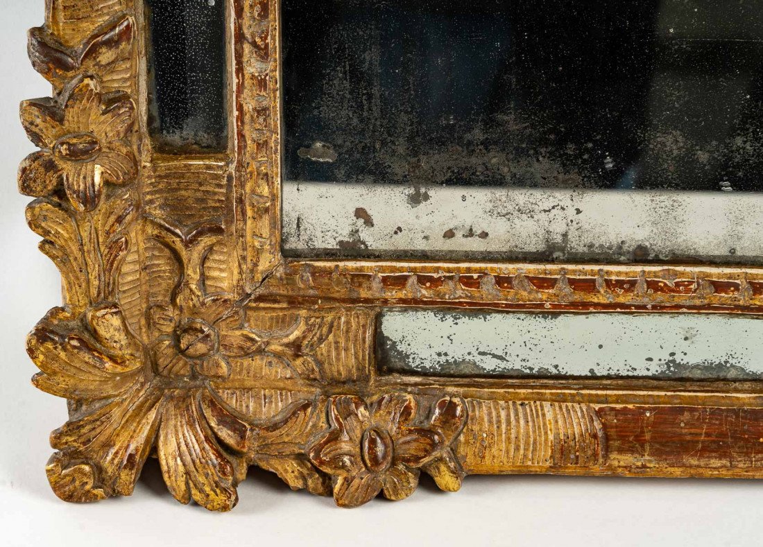 A Louis XIV Period (1643 - 1715) Mirror.-photo-1