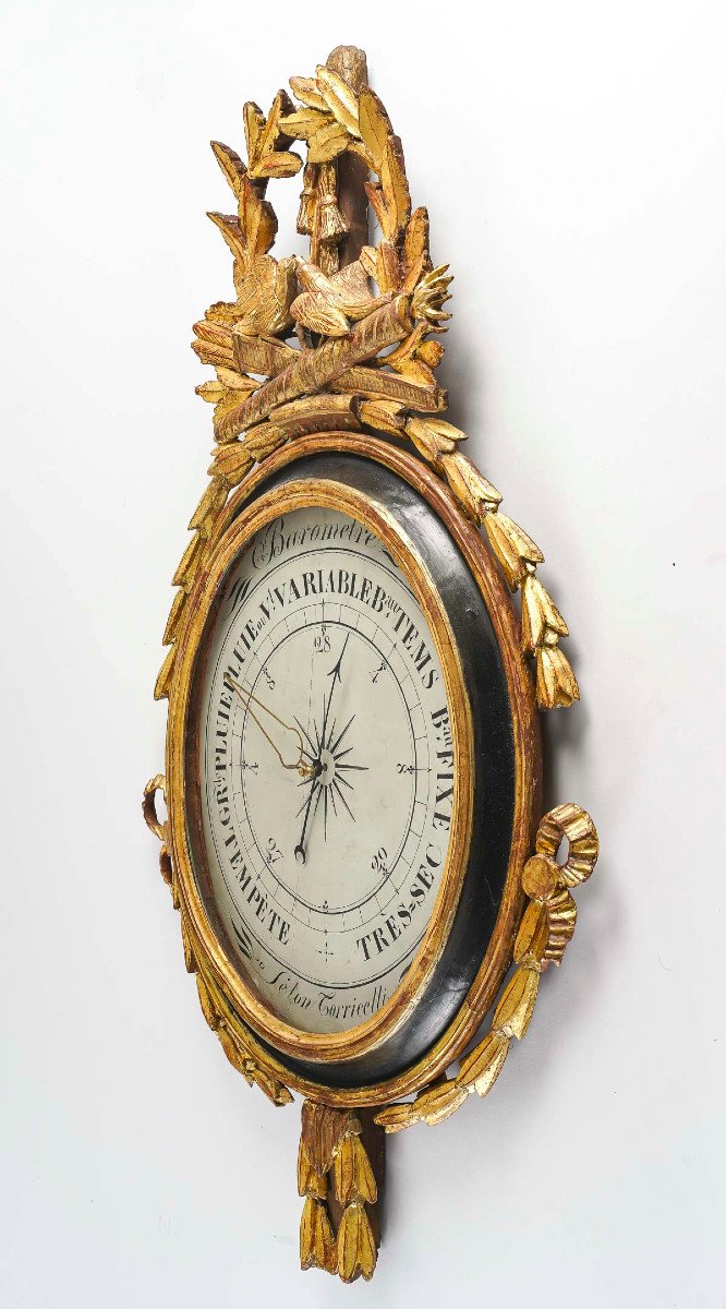 Baromètre d'époque Louis XVI (1774 - 1793).-photo-3