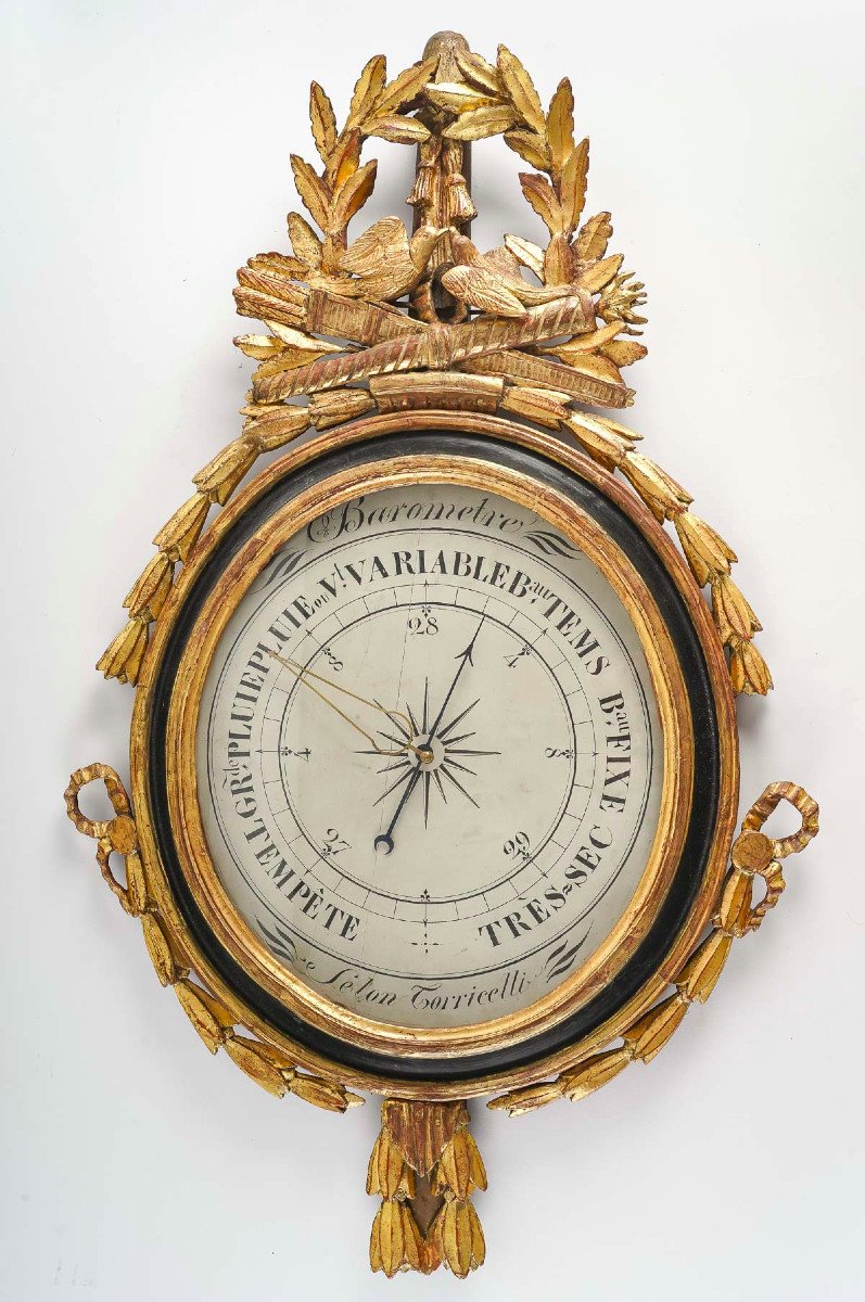 Baromètre d'époque Louis XVI (1774 - 1793).