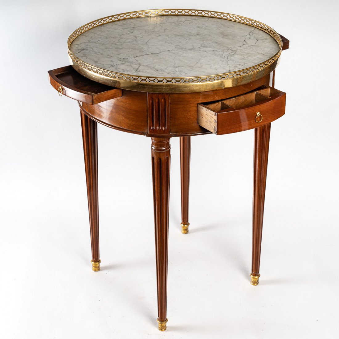 A Louis XVI Period (1774 - 1793) Bouillotte Table. -photo-3