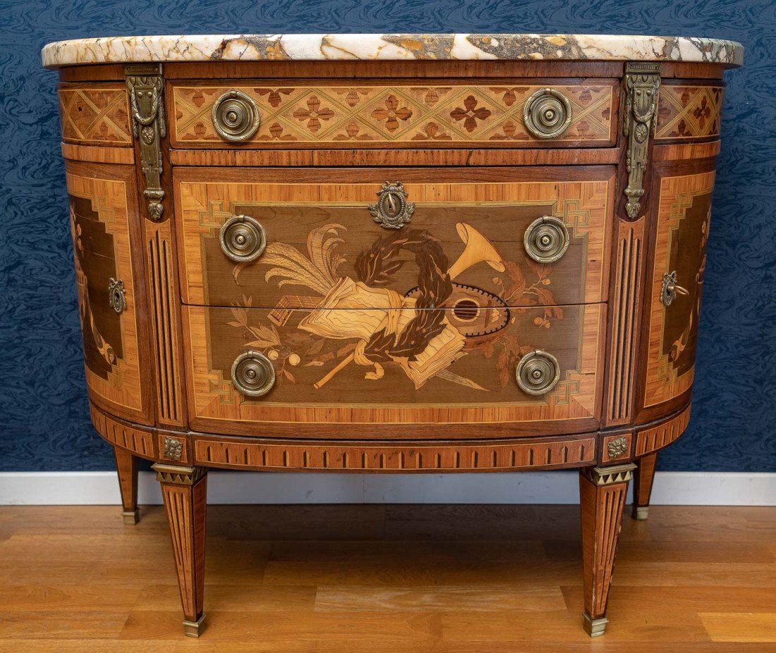 Commode De Style Louis XVI.-photo-3