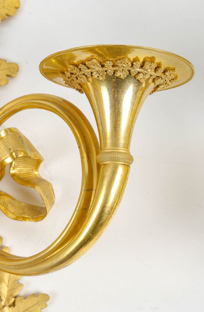 A Pair Of Important Wall - Lights In Louis XVI Style.-photo-3