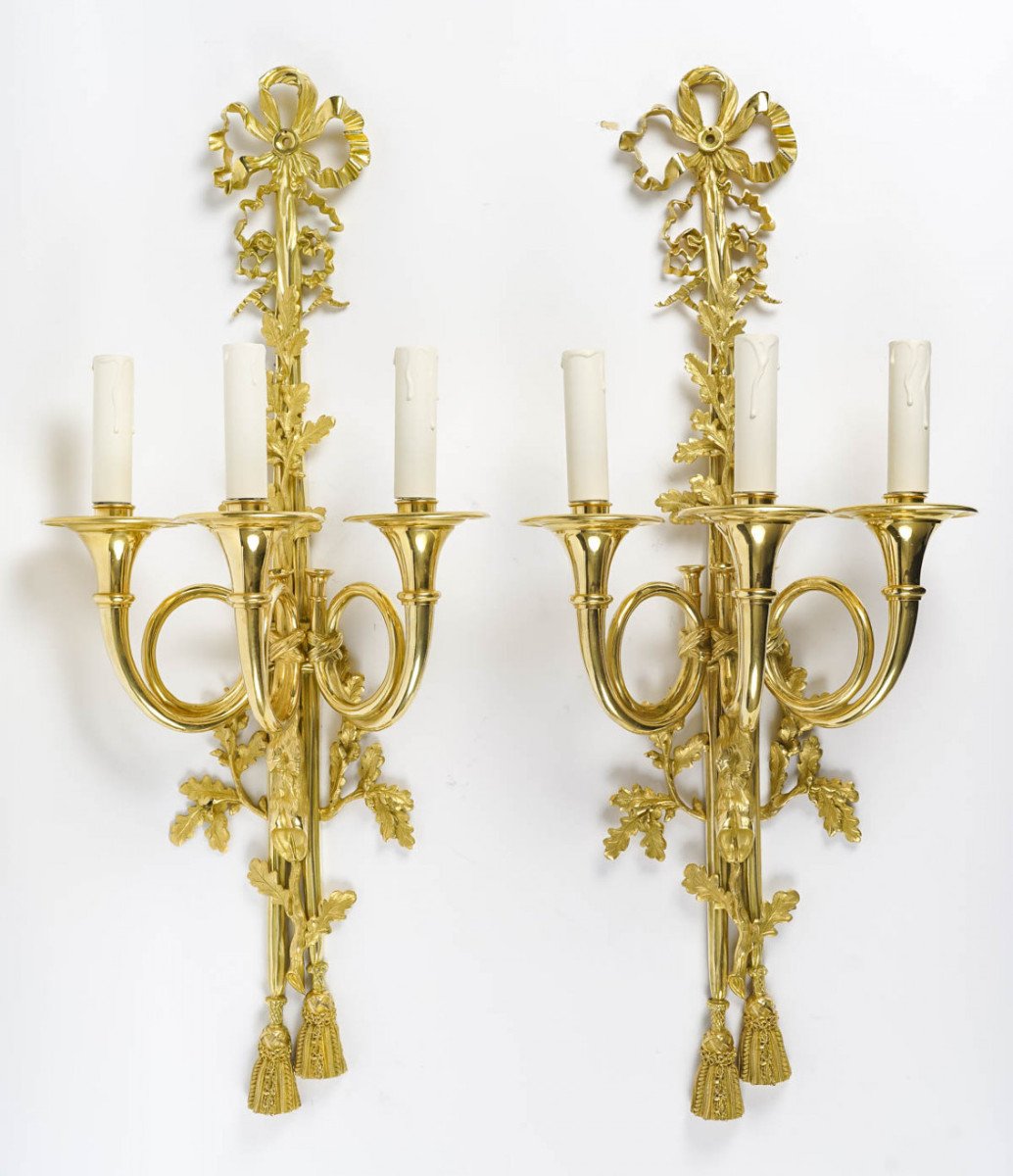 Paire d'Appliques De Style Louis XVI.