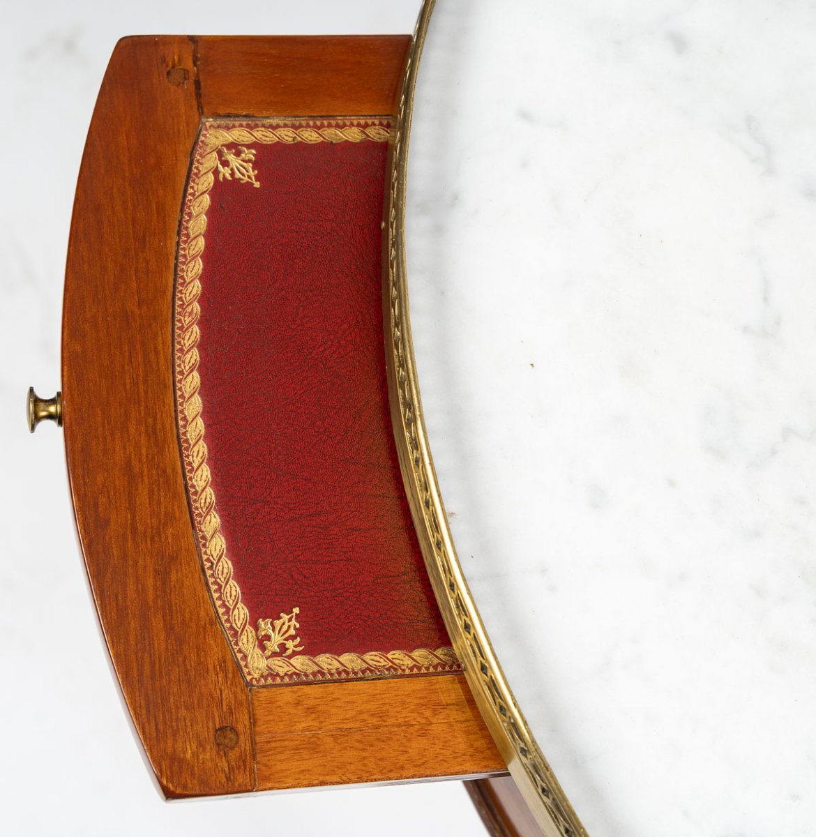 Table bouillotte d'époque Louis XVI (1774 - 1793). XVIIIe siècle.-photo-2