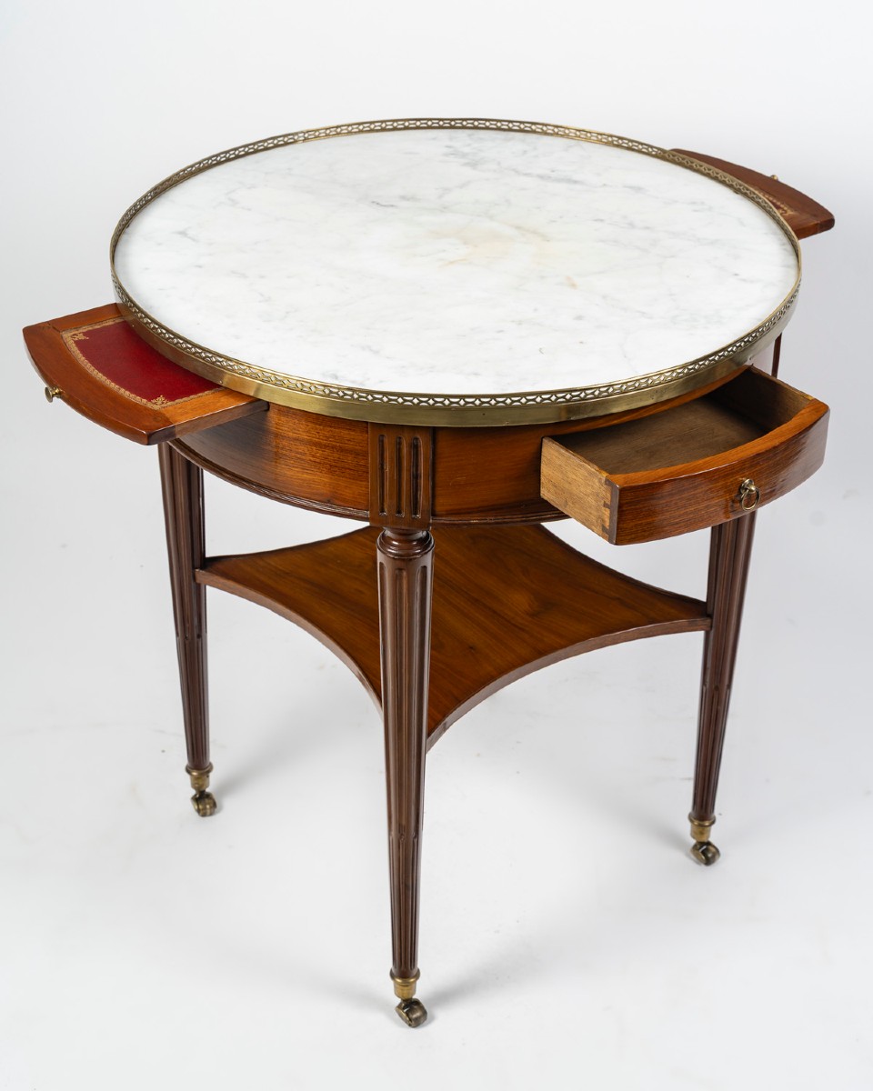 Table bouillotte d'époque Louis XVI (1774 - 1793). XVIIIe siècle.