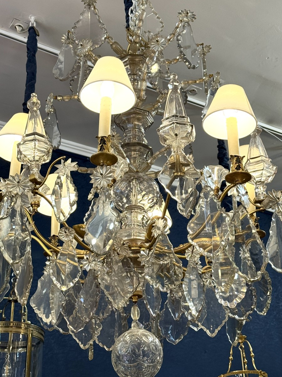 An Important Chandelier In Louis XV Style. 19th Century.