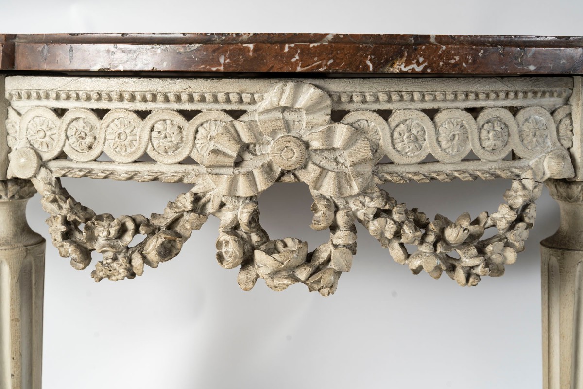 Console d'époque Louis XVI, XVIIIème siècle-photo-3