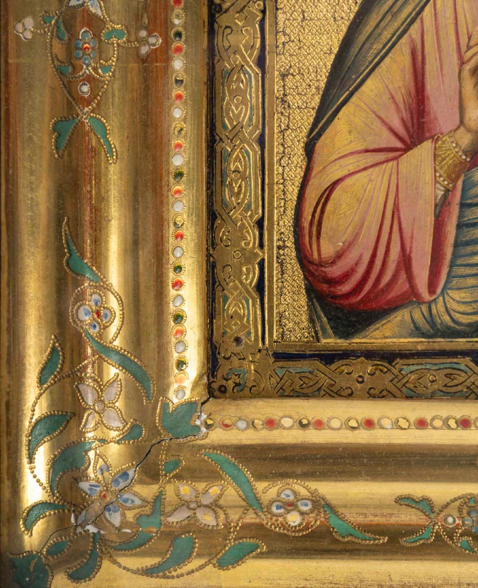 Icone représentant le Christ Pantocrator, Russie, XIXème siècle.-photo-2