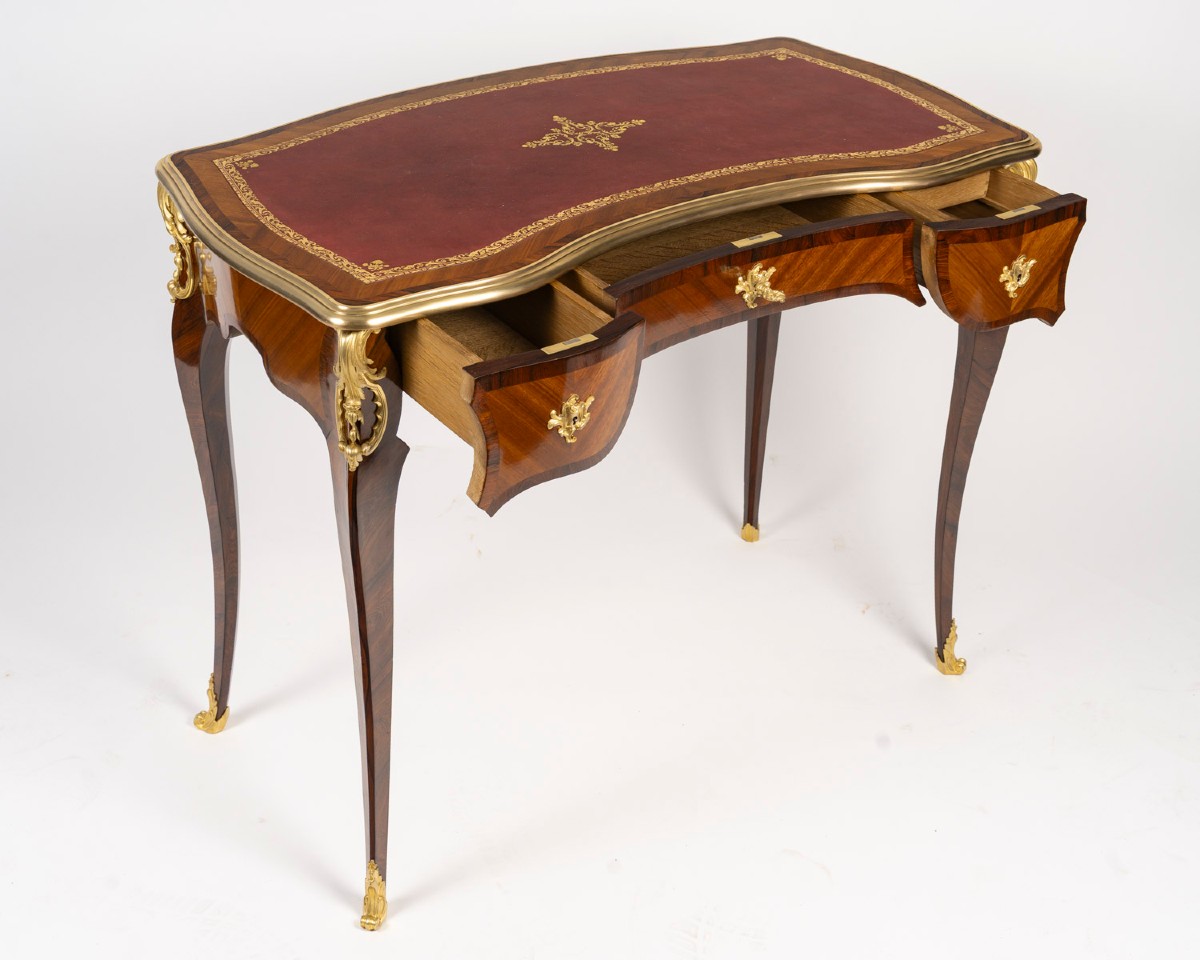Louis XV Style Lady's Desk, Napoleon III Period (1848-1870)-photo-3