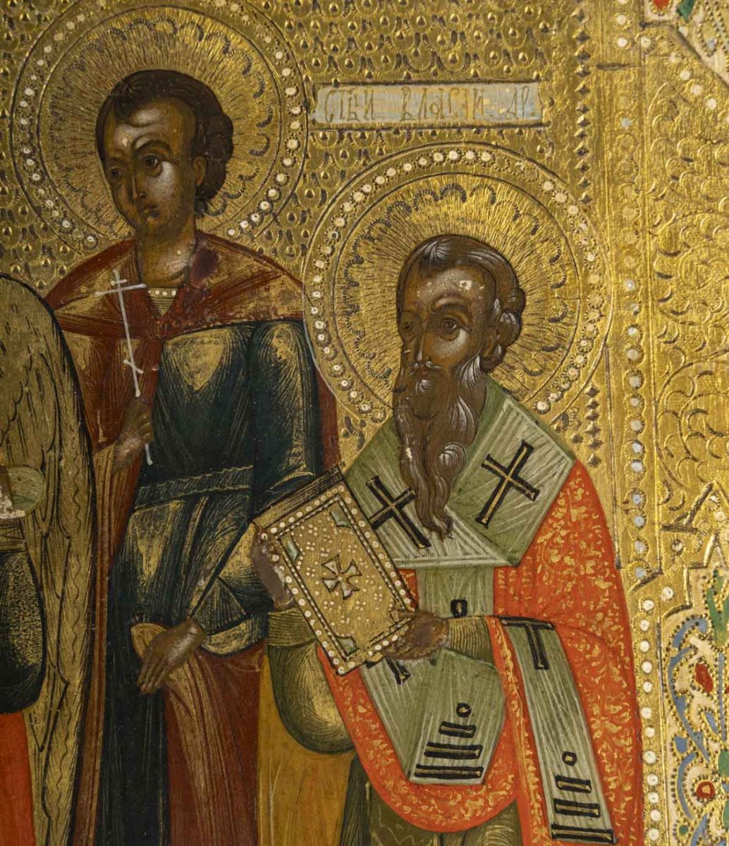 Russian Icon, 19th Century.-photo-4